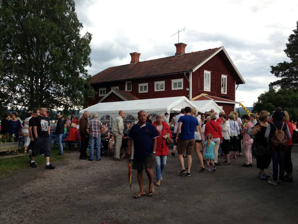 Stor folkfest på Ånge Hemvändardagen vid Ånge Camping.