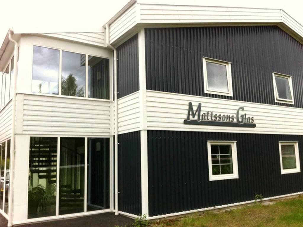 Utsidan av Mattssons Glas och Produktion i Fränsta.