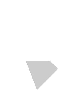 Upplev Ånge liten logotyp i vit och grå.