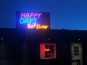 Vägkrogen Happy Days Diner i Torpshammar.